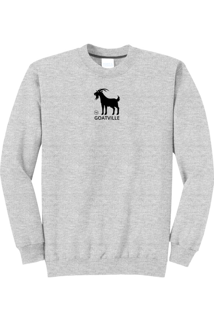 Goatville Heavy Sweatshirt - Heather White