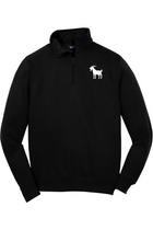 Quarter Zip Sweatshirt Black