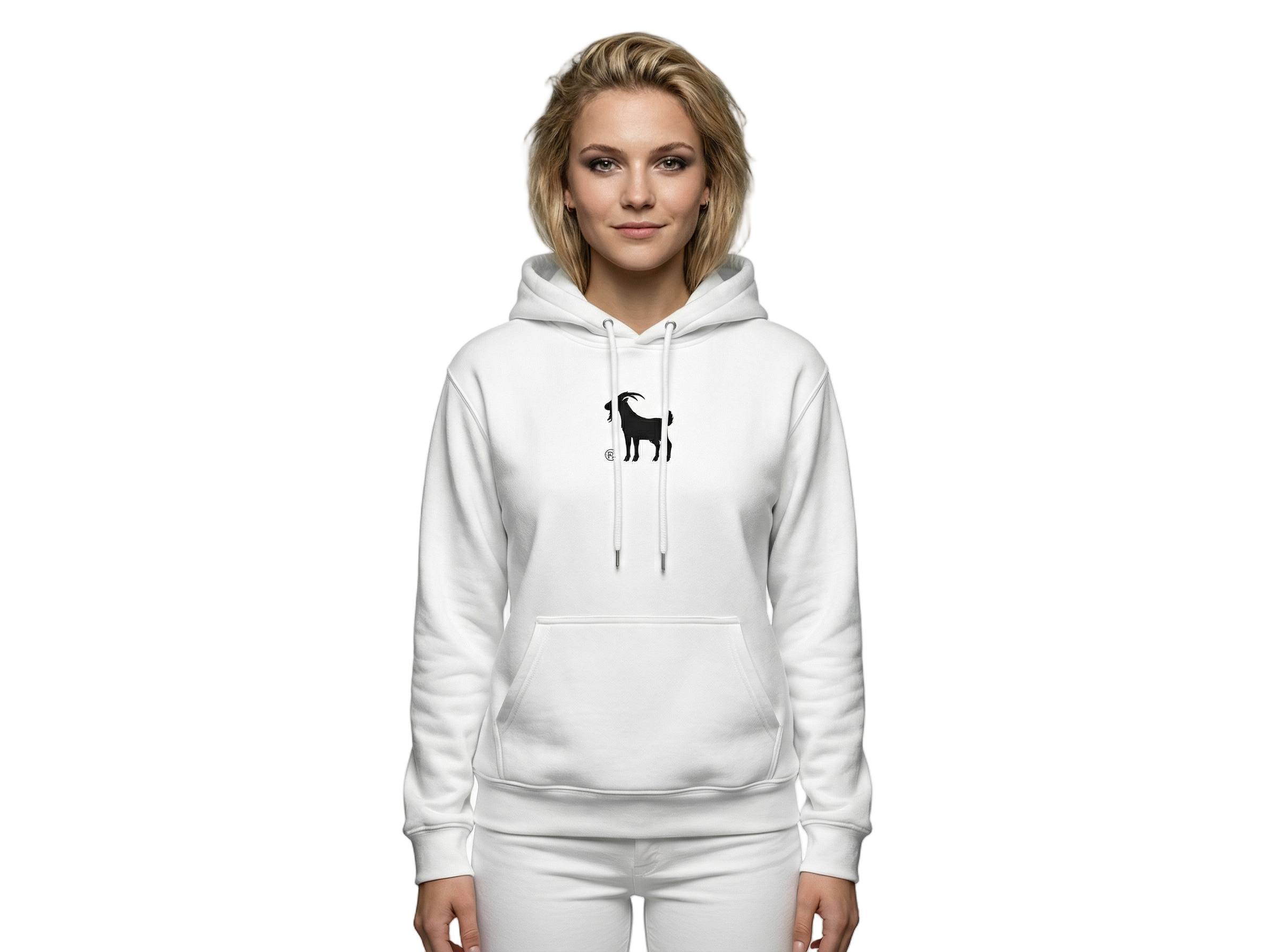 Port & Company Pullover Hoodie (White)