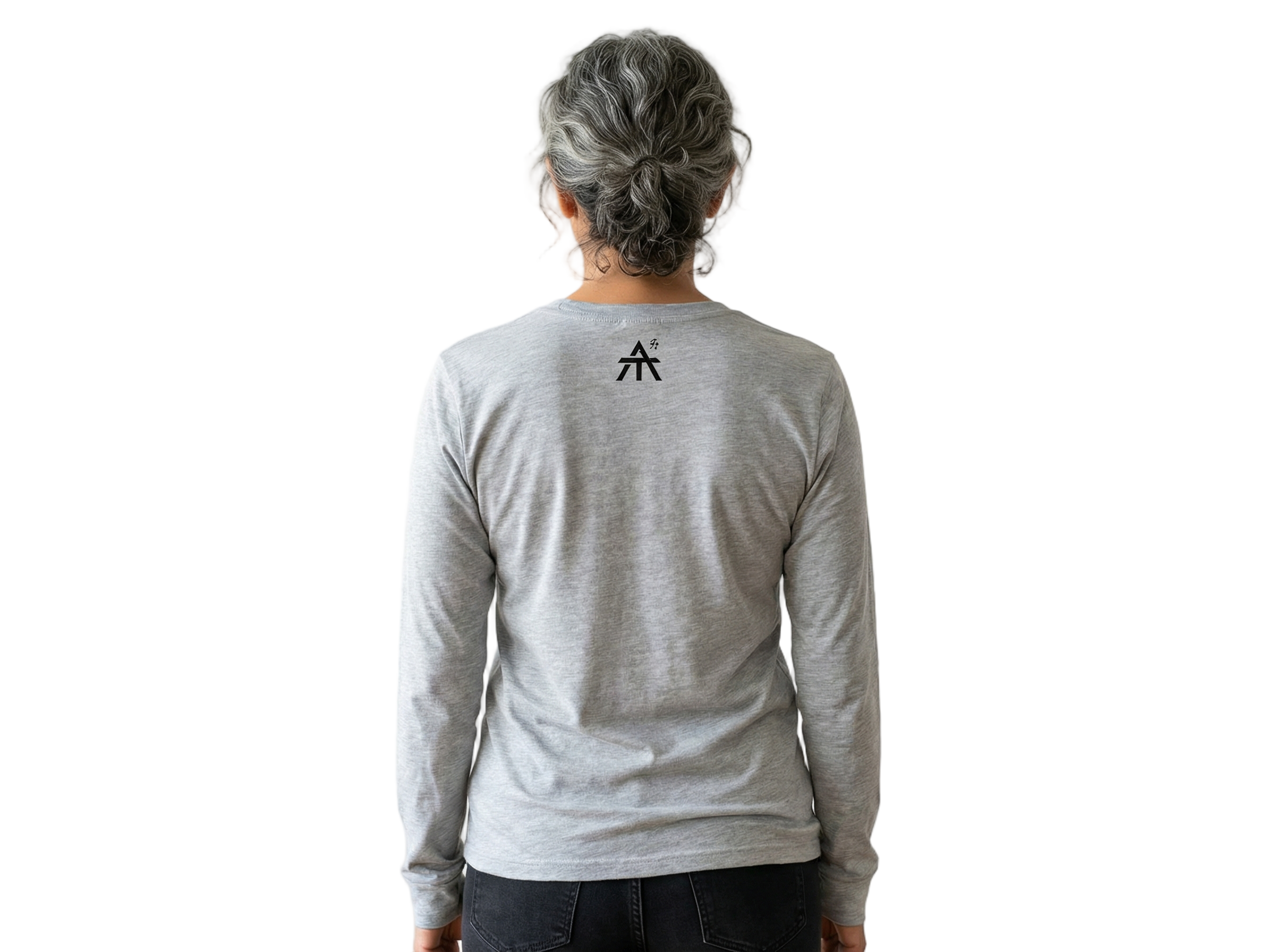 Next Level Long Sleeve Tee (White)